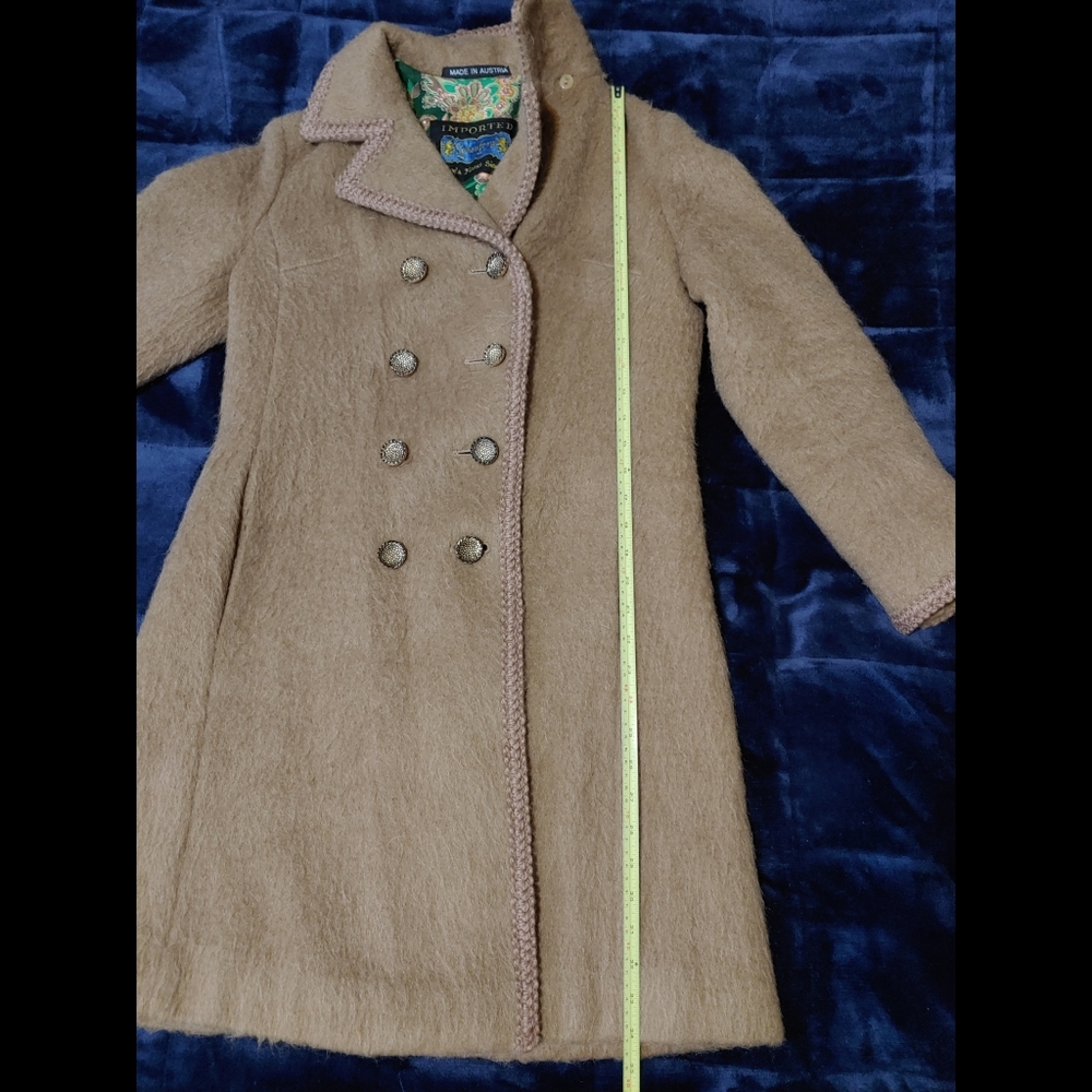 Vintage Lodenfrey Topcoat Peacoat 1970s Wool Coat - Picture 16 of 16
